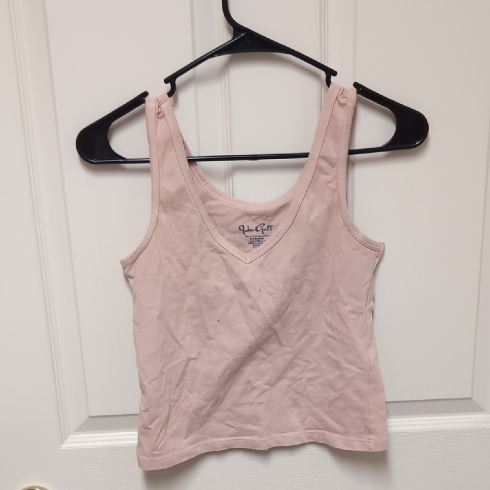 brandy Melville Pink V-Neck Women's Tank Top